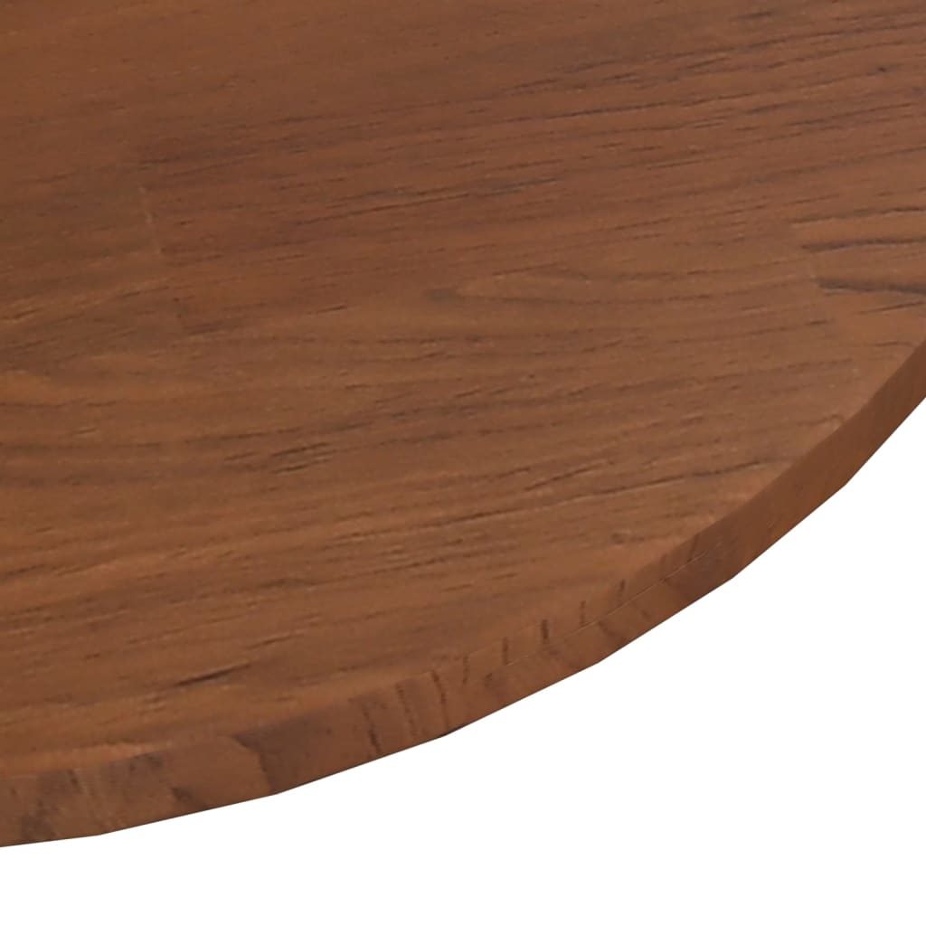 Dessus de table Bois de chêne massif Rond 44 mm 900 mm