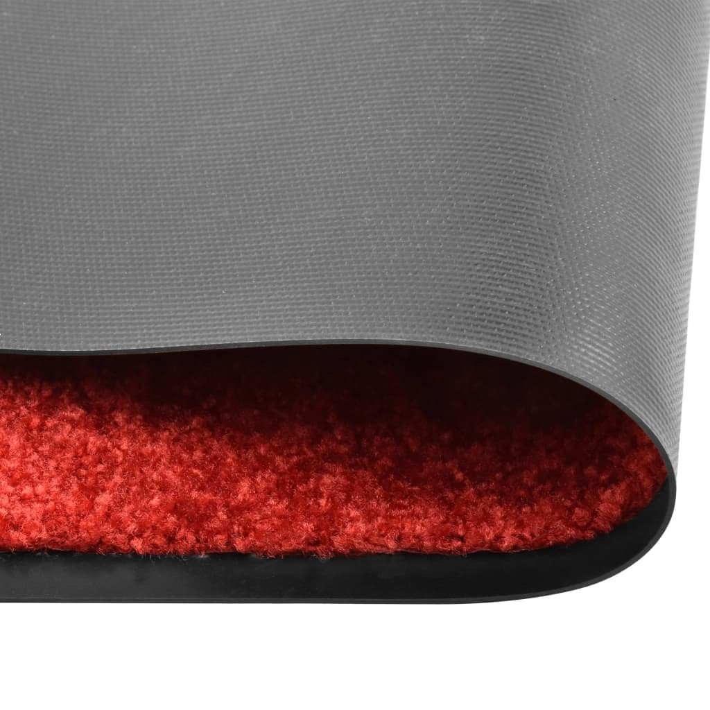 Fussmatte Waschbar Rot 90x120 cm online kaufen (Schweiz)